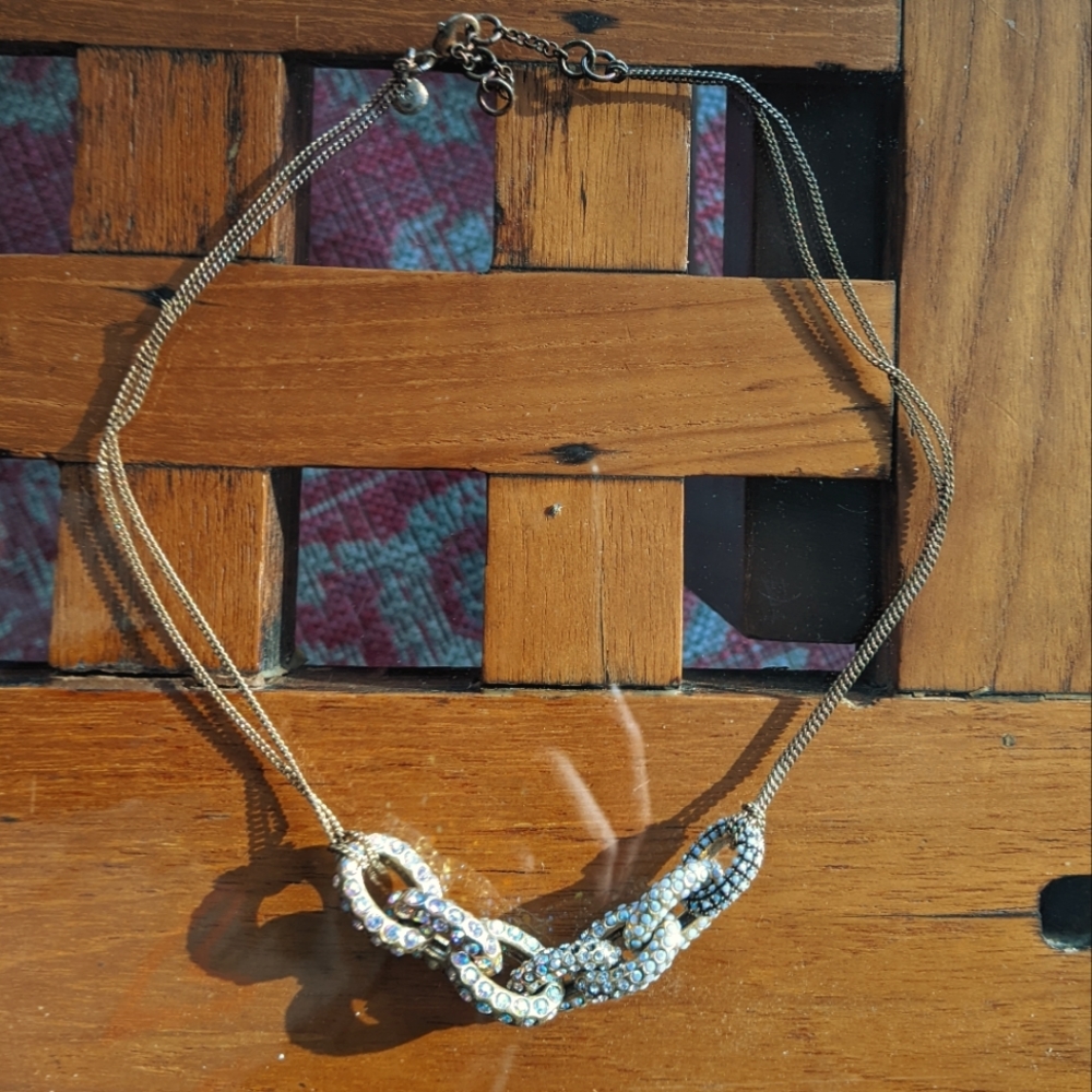 J Crew Statement Rhinestone Necklace